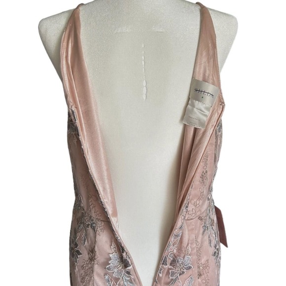 BHLDN x Anthropologie Viveca Dress Bodycon Embroidered Prom Bridesmaid NEW Sz 14 - Picture 6 of 7